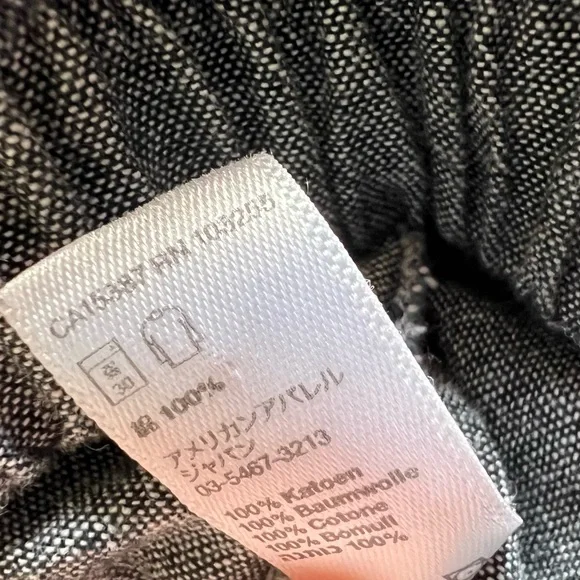 Strapless jumpsuit, chambray gray, cotton, American Apparel Lightweight Size M - Picture 5 of 5